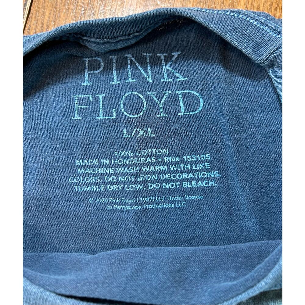 Pink Floyd 1994 Division Bell North American Tour T-Shirt Sz L/XL Crop L/S - Picture 3 of 5